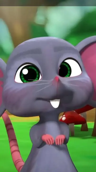 ai character: Mouse 🐭 face cute: background