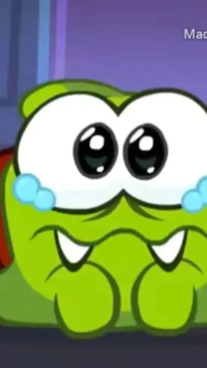 ai character: om nom: 😭cry background