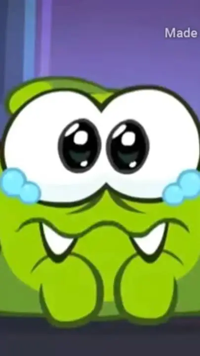 ai character: om nom alien 😈: background