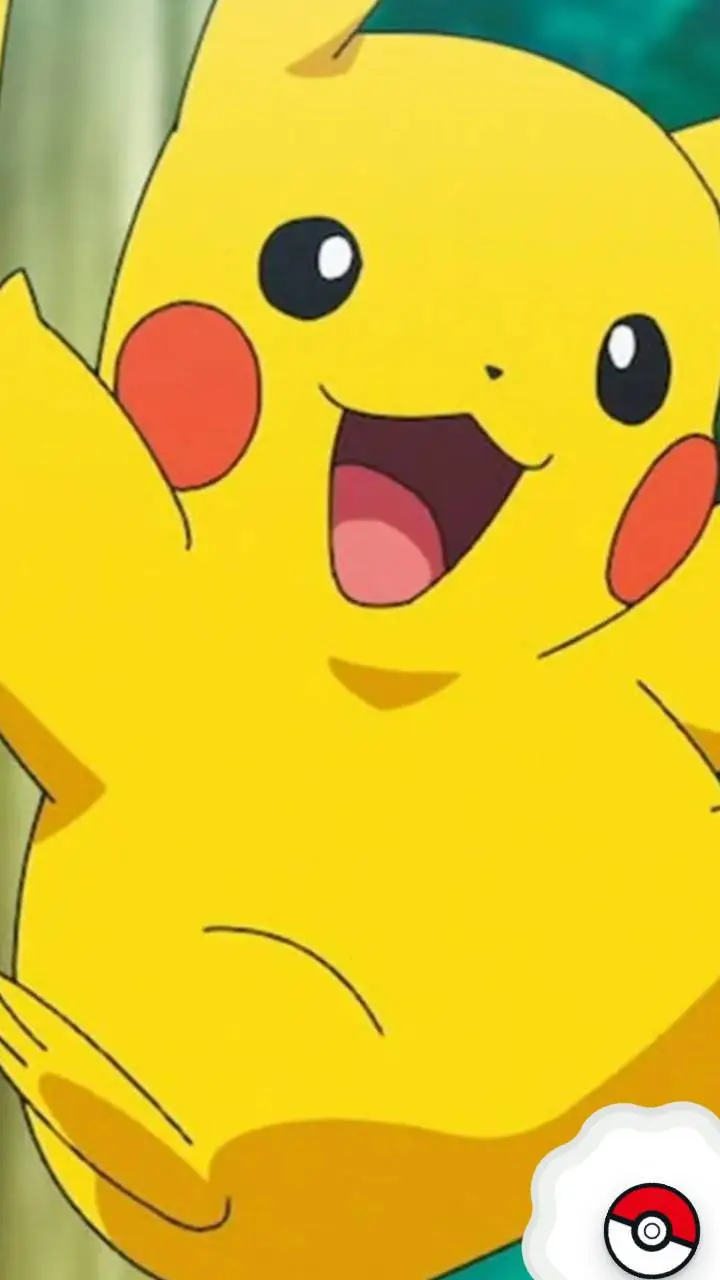 ai character: pikachu:👿 background