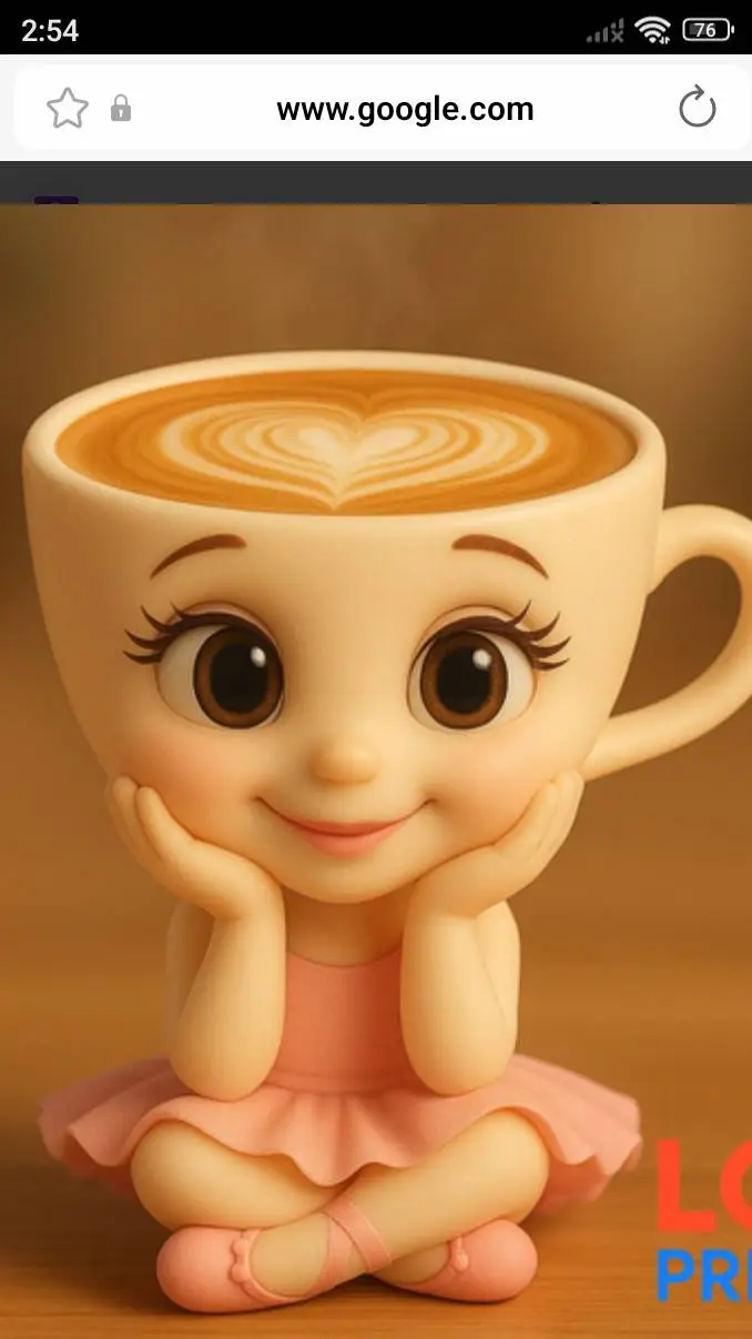 ai character: awwww background