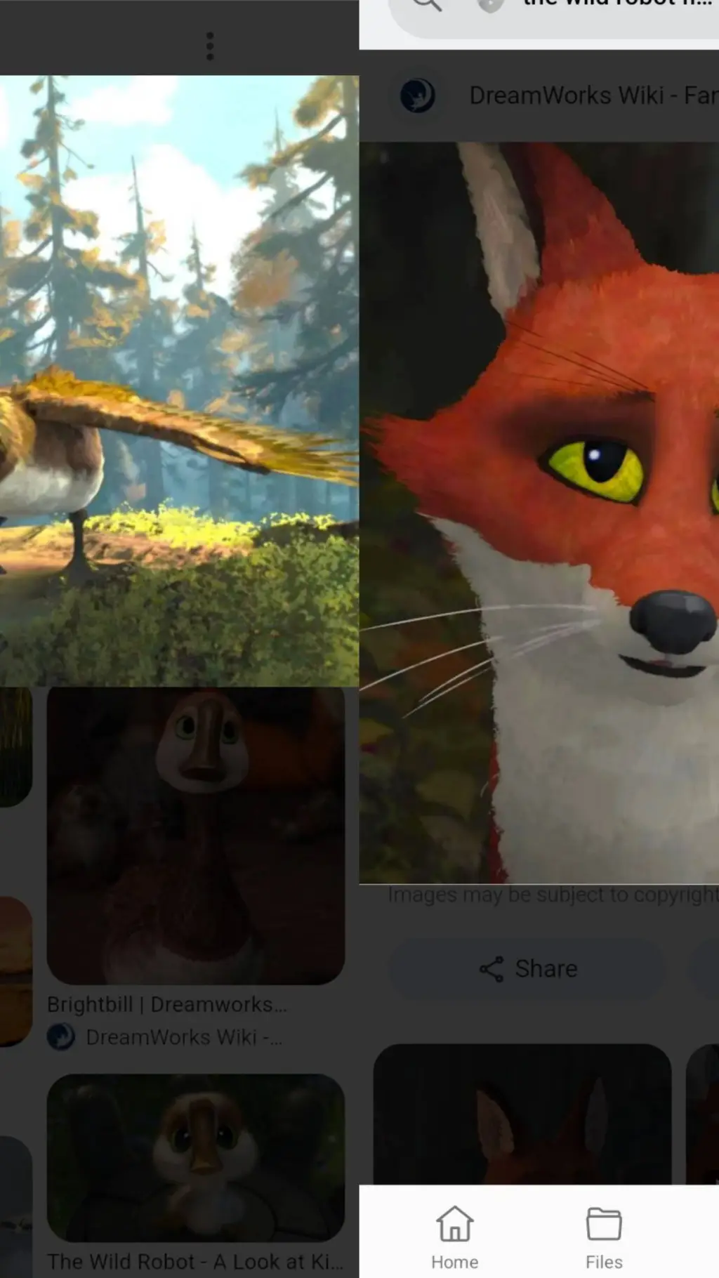 ai character: the wild robot: background