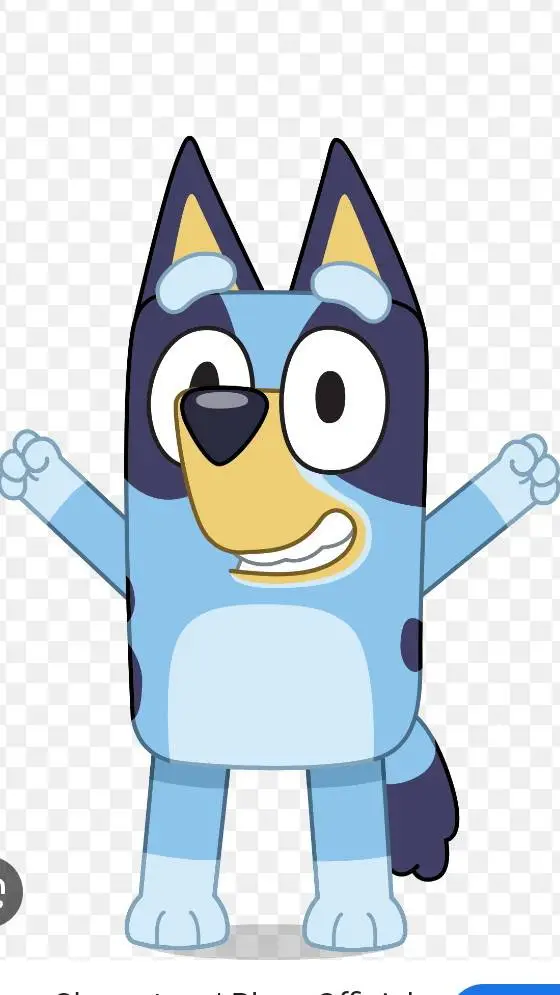 ai character: bluey: background