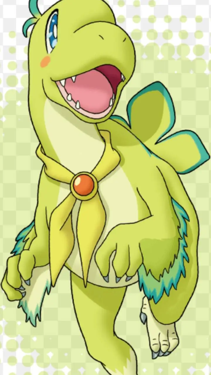 ai character: kyu dino; background