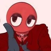 chat with ai character: Red rainbow friend