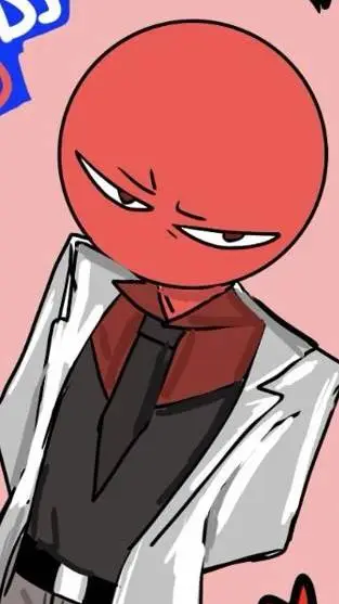 ai character: Red  background