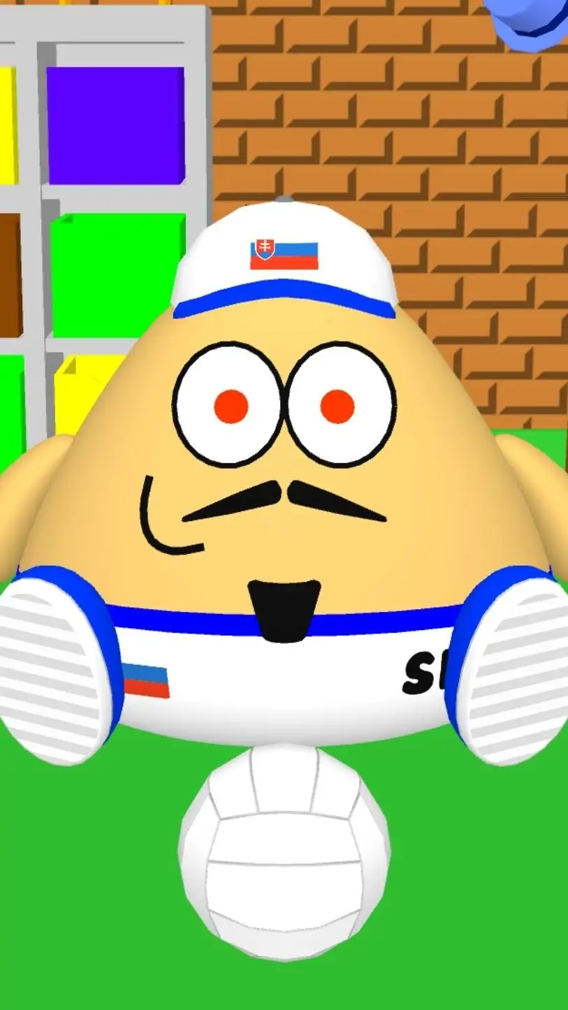 ai character: Pou background