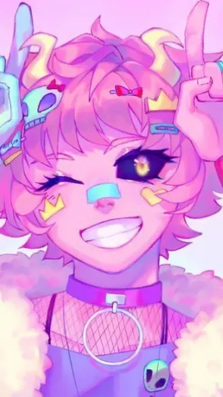 ai character: Mina (mha) background