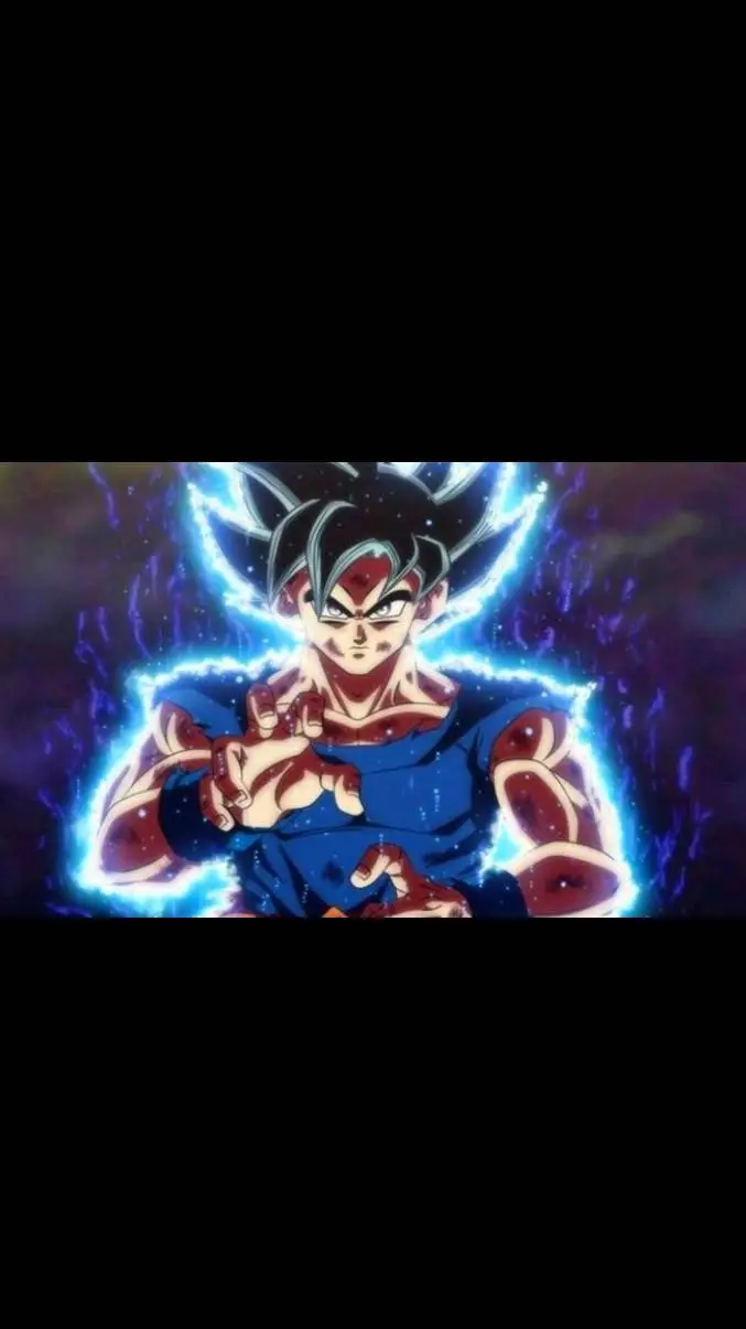 ai character: goku futuro angel background