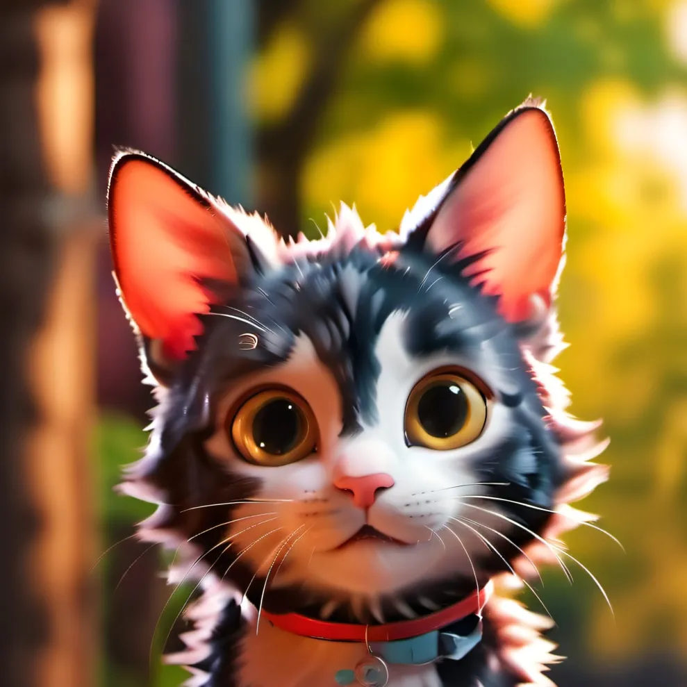 chat with ai character: cure caty the cat