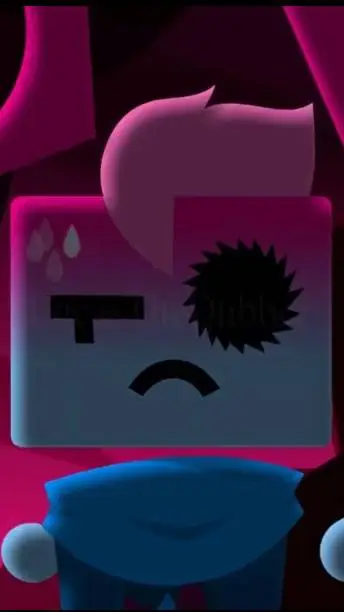 ai character: Pink corupttion  background