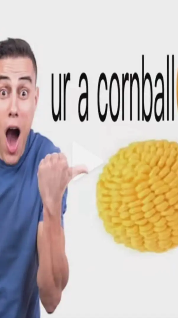 ai character: OMH CORNBALL  background