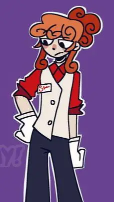 ai character: Sam McLaughlin  background