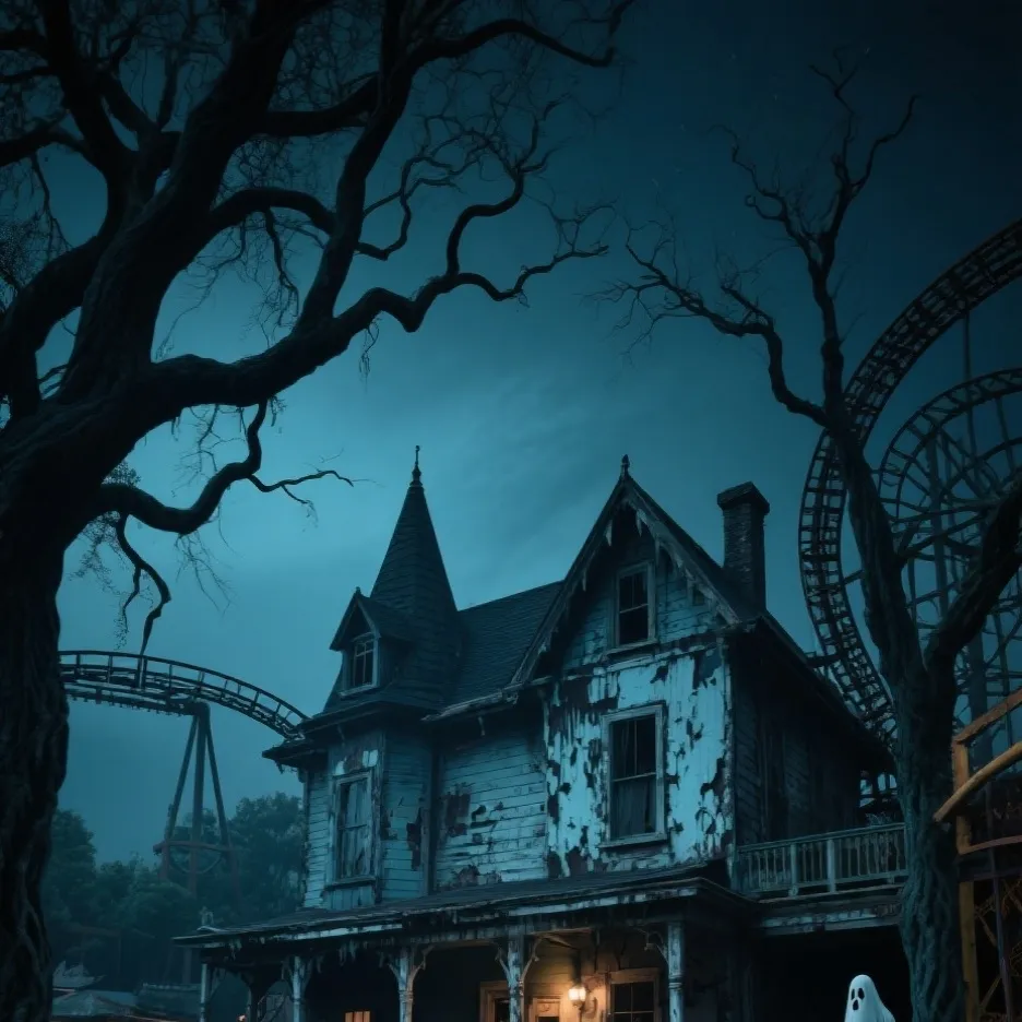 chat with ai character: haunted house