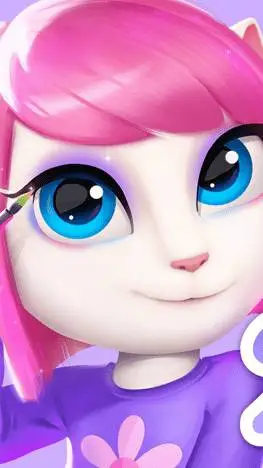 ai character: talking angela background