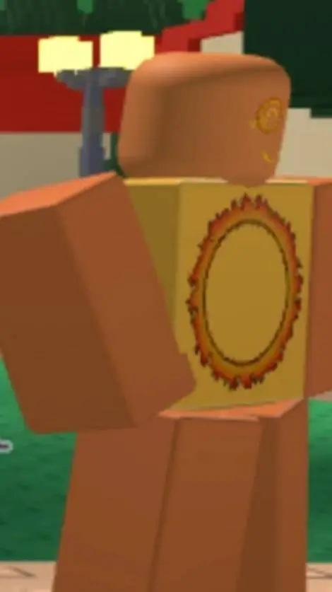 ai character: Fire ring background