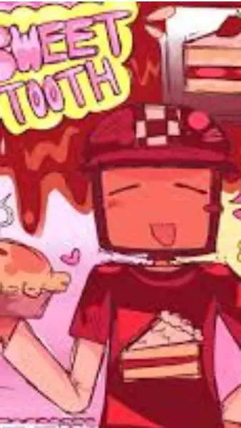 ai character: SweetTooth  background
