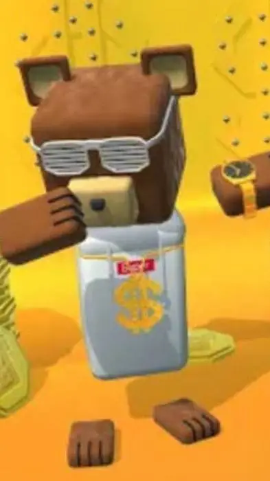 ai character: Rapper Bear (SBA) background