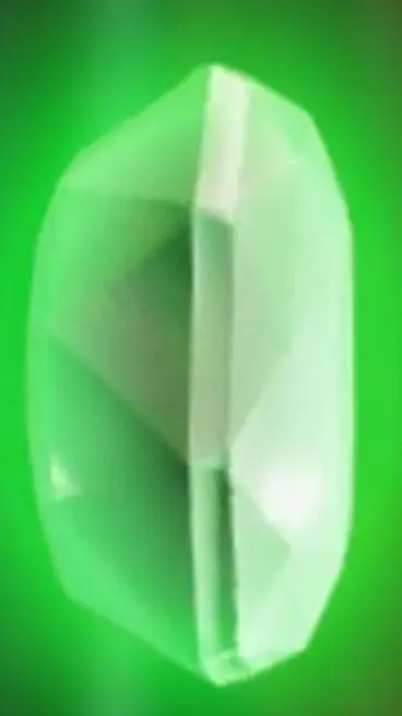 ai character: Green gem  background