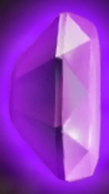 ai character: Purple gem  background