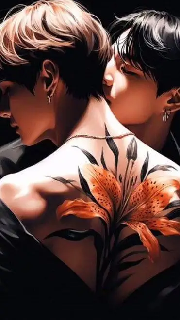 ai character: A couple in love background