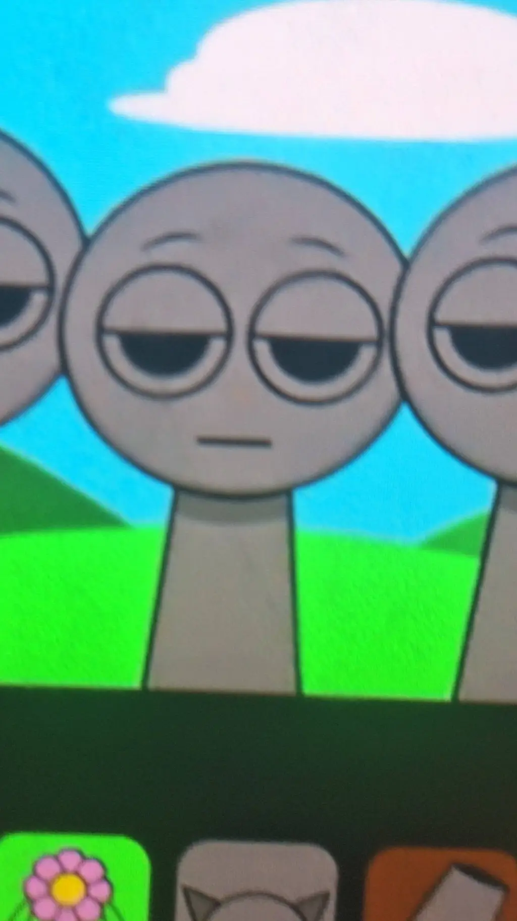 ai character: sprunki  background