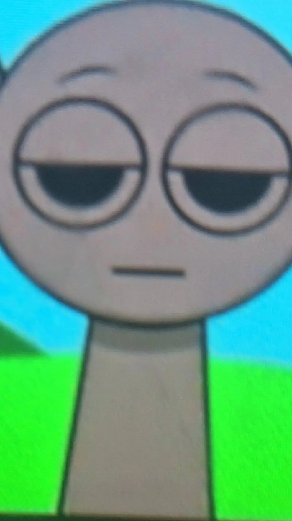 ai character: sprunki camp background