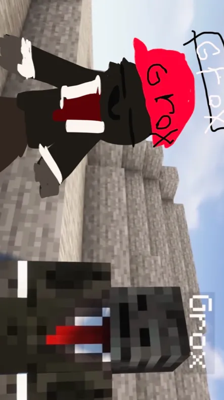 ai character: GROX background