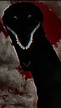 ai character: bloodbath Godzilla background