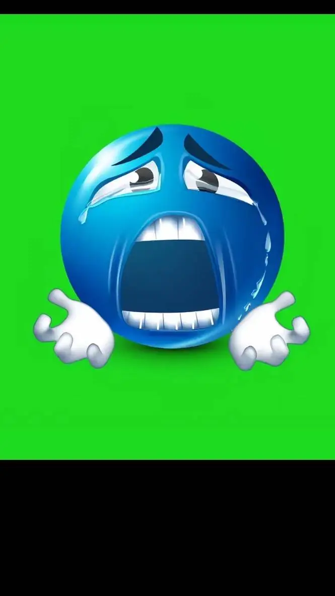 ai character: crying guy background
