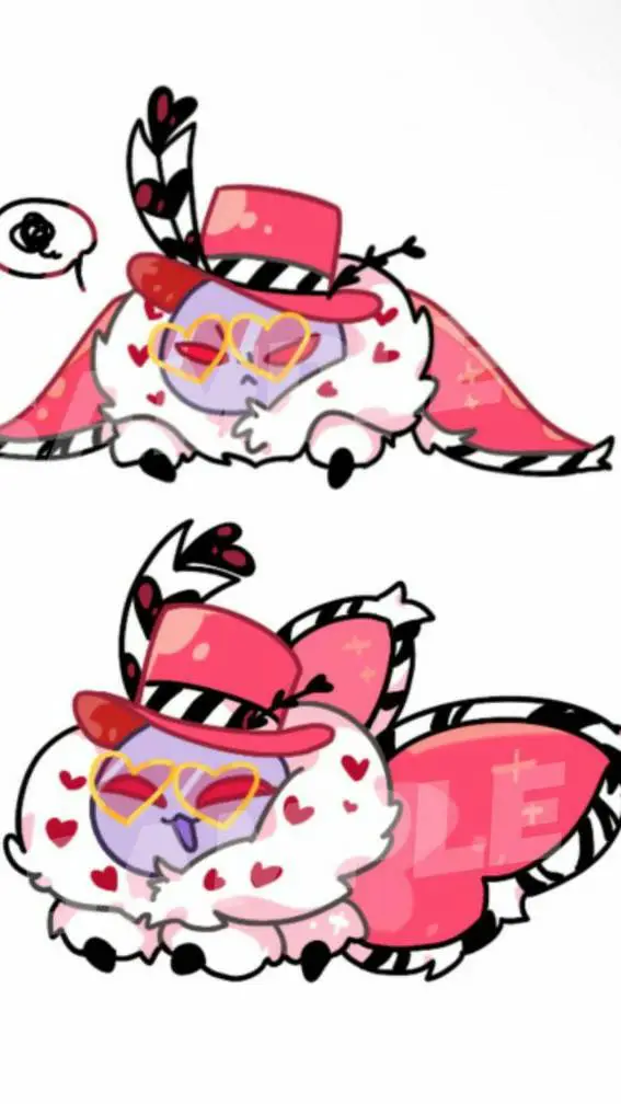 ai character: Mini Valentino background