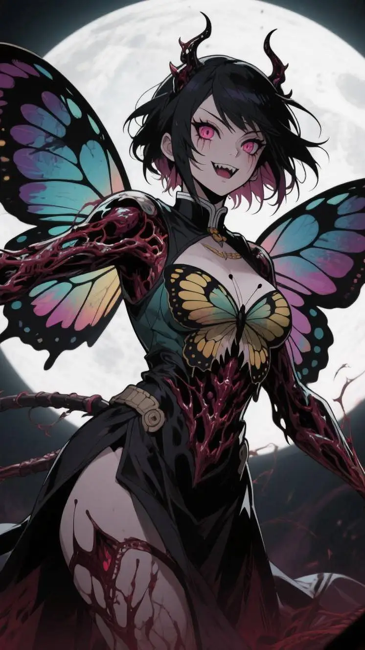 ai character: demon shinobu background