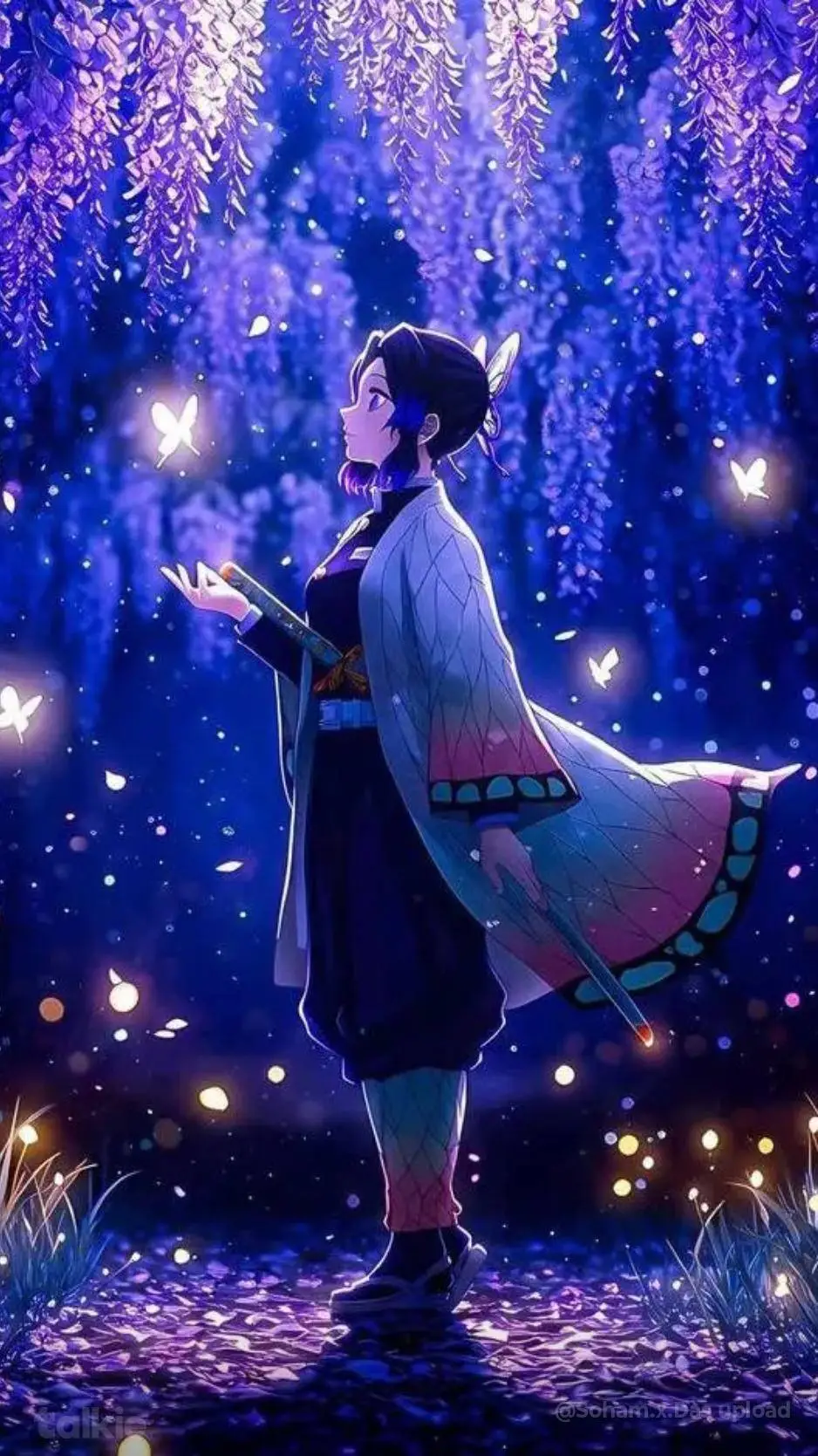 ai character: shinobu Kochō background