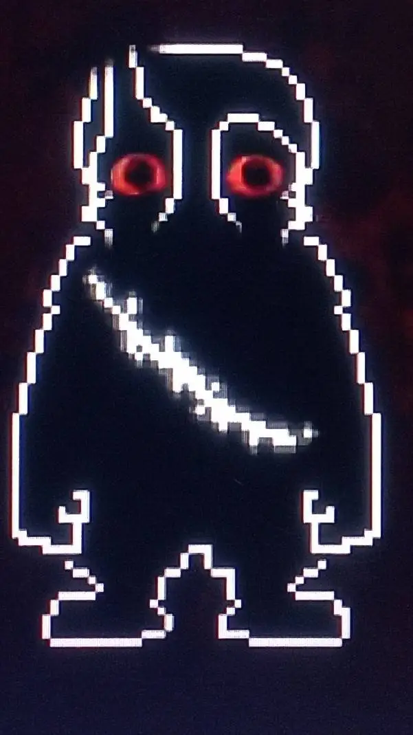 ai character: Vhs Sans (phase 3) background