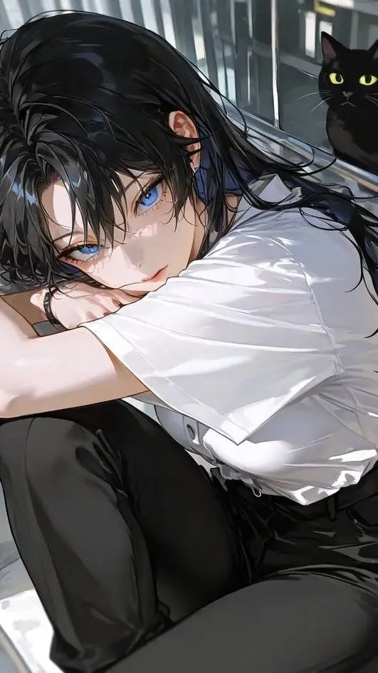 ai character: Kiyo Miyamoto  background