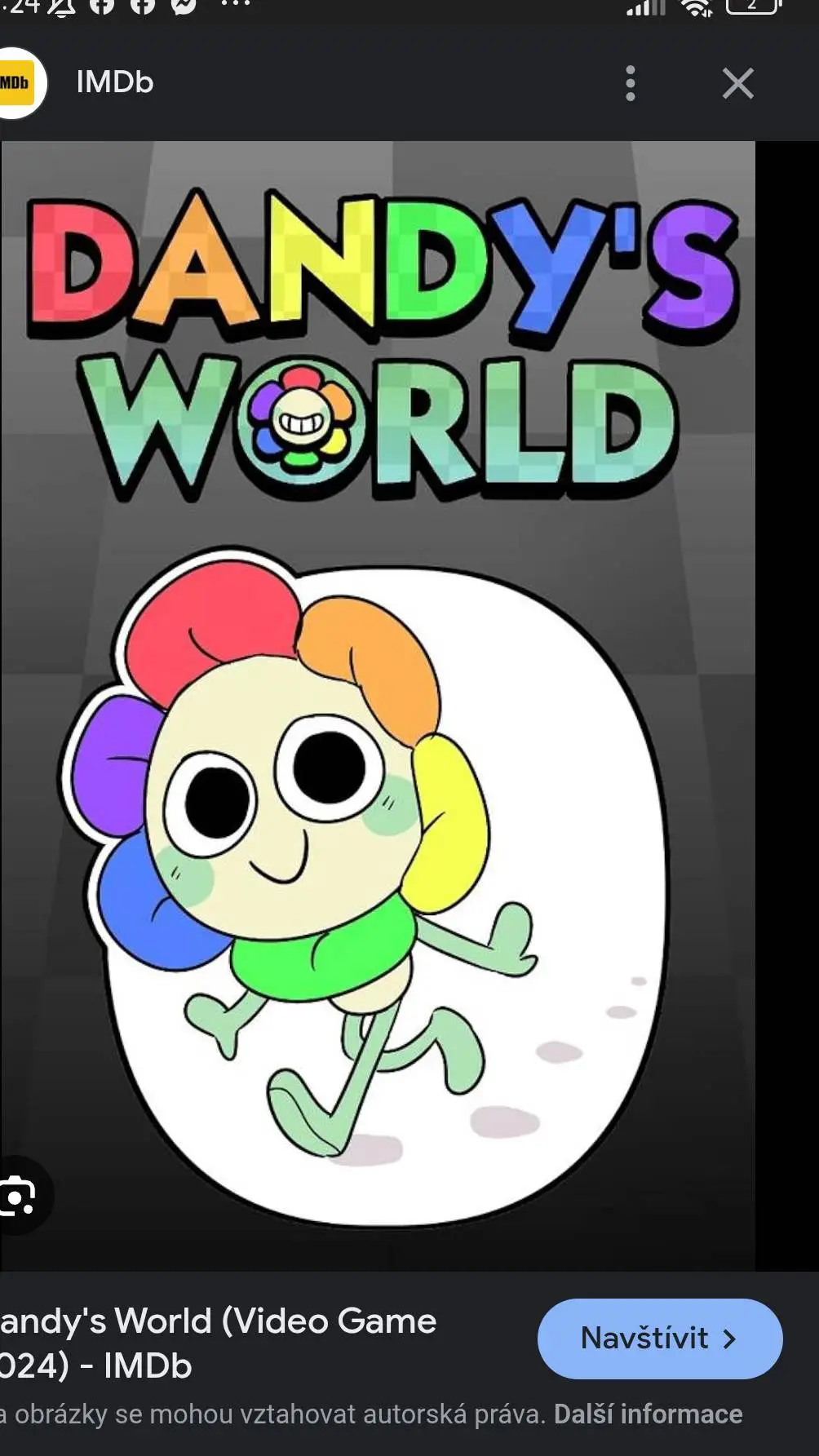 ai character: dandy's world background