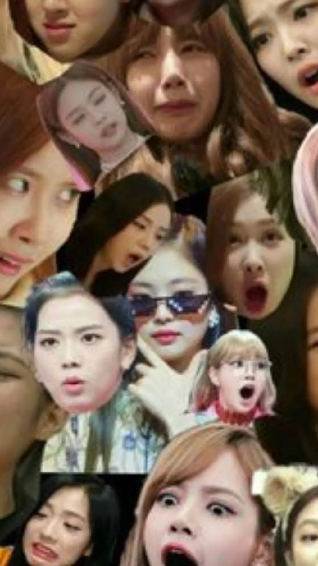 ai character: BlAckPInK background