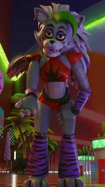 ai character: Roxanne Wolf  background