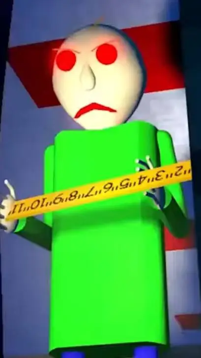 ai character: !Baldi! background