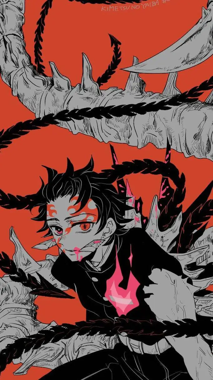 ai character: Tanjiro_demon background