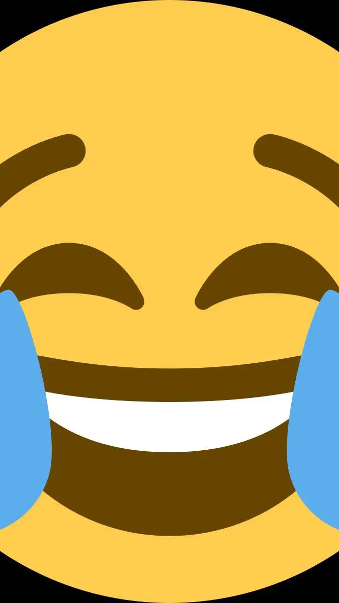 ai character: Laughs emoji guy  background