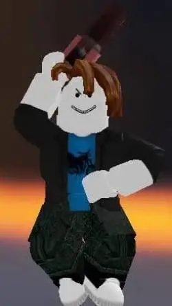 ai character: laser bacon  background