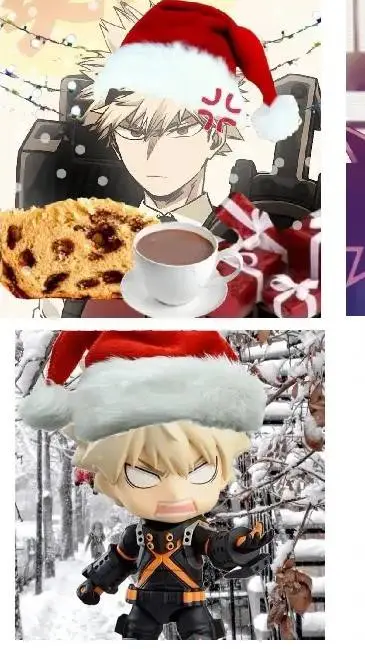 ai character: MHA Christmas ✨ background