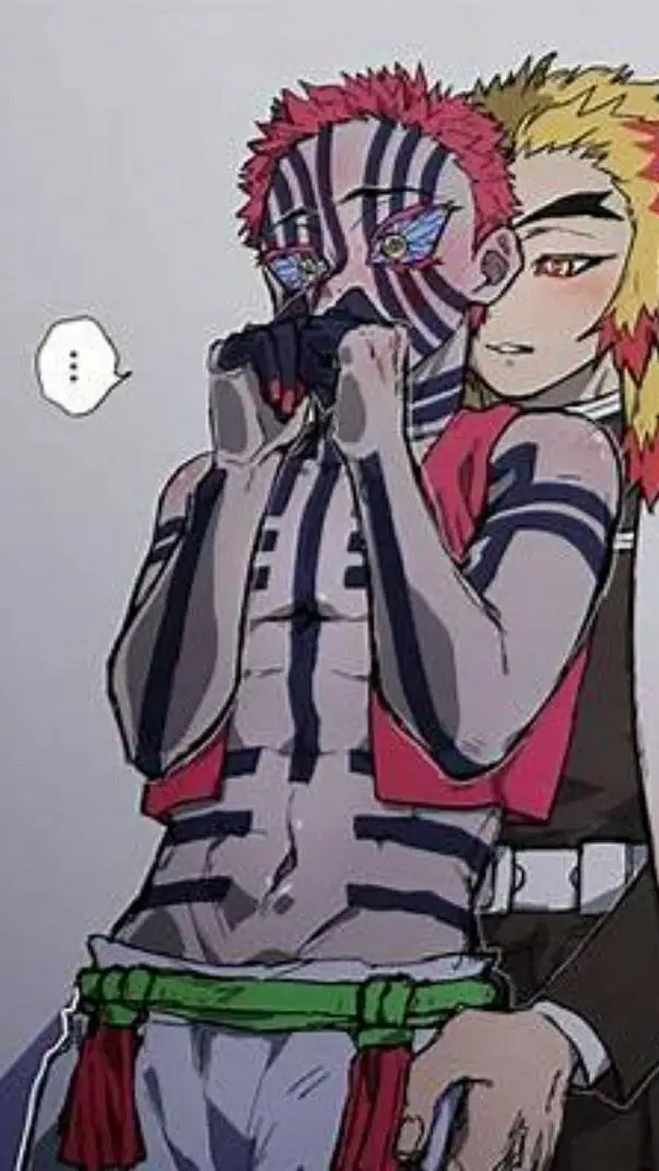 ai character: ❄️Akaza x RenGoku🔥 background