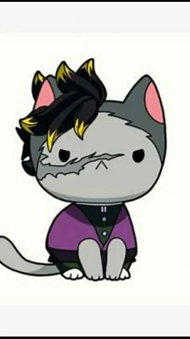 ai character: cat genya 🐱 background