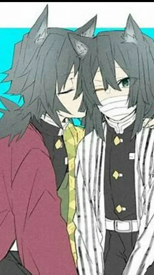 ai character: 💧Obanai x giyu🐍 background