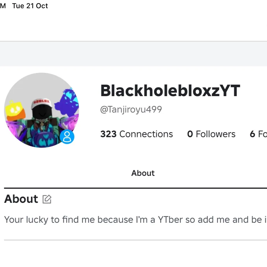 chat with ai character: Blackholebloxz 