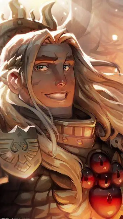 ai character: sanguinius  background