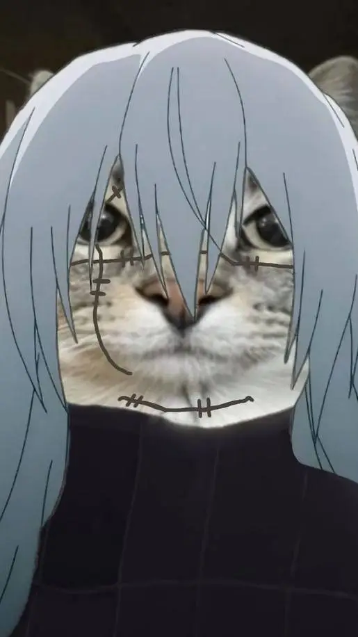 ai character: mahito gato background