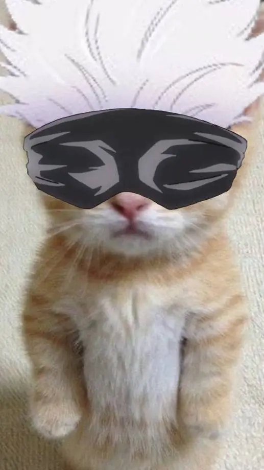 ai character: gojo gato background